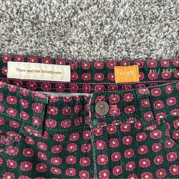 Pilcro Anthropologie boho corduroy skinny pants - Picture 2 of 4